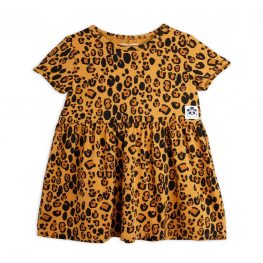 Basic Leopard SS Dress Tencel Beige