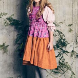 Teniness Dress - Floral Wreath