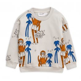 Cool Monkey aop Sweatshirt Grey