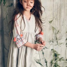 Berta Dress - Oatmeal