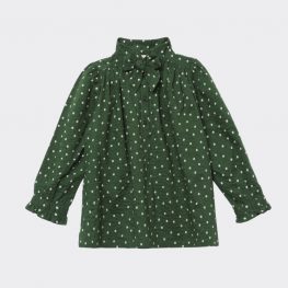 Folsom Blouse Evergreen Spot