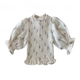 Bettina Smocked Blouse Summer Blossom