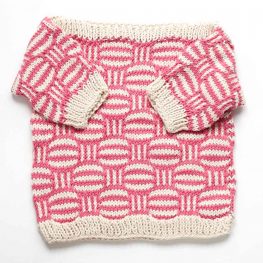 Kalinka Kids Mosaic Sweater - Bloom