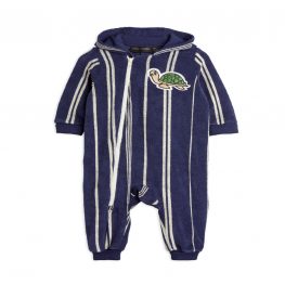 Turtle Terry Onesie Navy