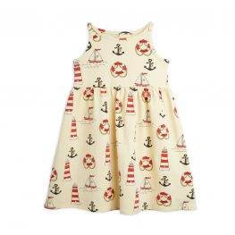 Lighthouse Tank Dress Yellow