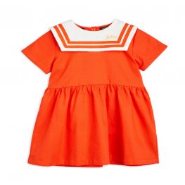 Sailor Woven Dress Red