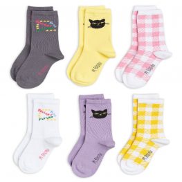 Past Present Future 6 Pack Socks Multi