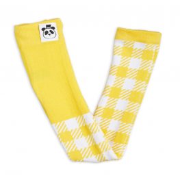 Gingham Check Leggings Yellow