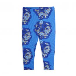 Flower Aop Leggings Purple