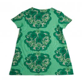 Flower Aop SS Dress Green