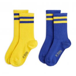 Stripe Socks 2 Pack Yellow