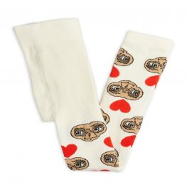 E.T Heart Leggings Offwhite