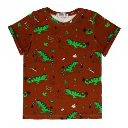 Short Sleeve Tshirt lgnacio the lguana Brown