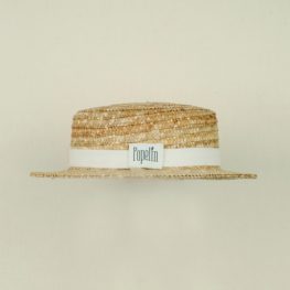 Offwhite Natural Straw Hat