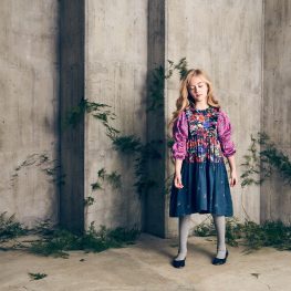 Teniness Dress - Watercolour Floral