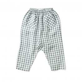 Otto Trouser Gingham Green