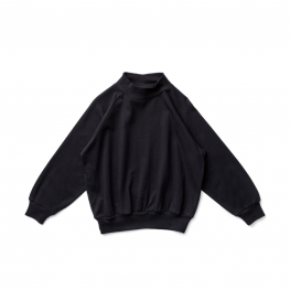 Raglan Mock Tee Black