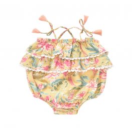 Kumal Rompers Soft Honey Parrots