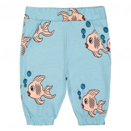 Blue Fish Knee Sweat Shorts