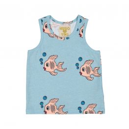 Blue Fish Tank Top