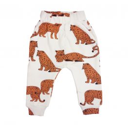 Drop Crotch Sweatpants Cheetah