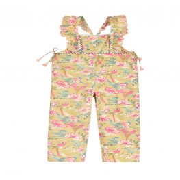 Talia Overalls Soft Honey Parrots