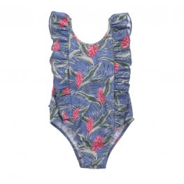 Bermude Swimsuit Lagoon Leaves