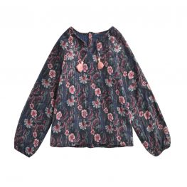 Calleta Blouse Storm Flowers