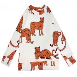 Sweatshirt Cheetah White