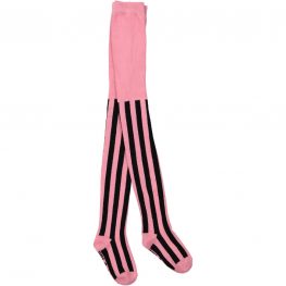 Black/Pink Stripe Tights