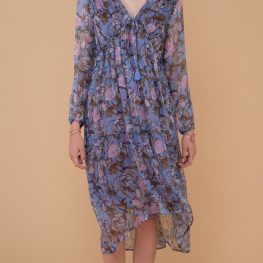 Eltingera Dress Blue Flowers